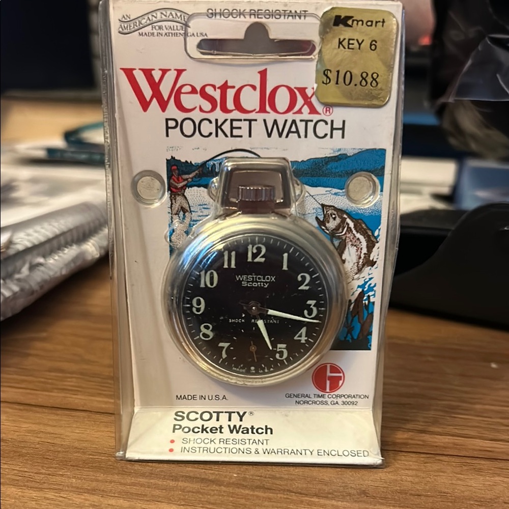 Scotty Pocket Watch - Black Dial